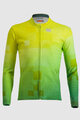 SPORTFUL Cycling winter long sleeve jersey - KID THERMAL - yellow/green