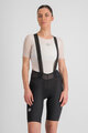 SPORTFUL Cycling bib shorts - SRK W - black