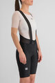 SPORTFUL Cycling bib shorts - SRK W - black