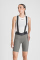 SPORTFUL Cycling bib shorts - SRK W - grey