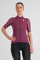 SPORTFUL Cycling short sleeve jersey - SUPERGIARA W - bordeaux