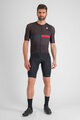 SPORTFUL Cycling short sleeve jersey - BOMBER - black