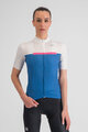 SPORTFUL Cycling short sleeve jersey - PISTA W - blue/white