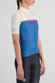 SPORTFUL Cycling short sleeve jersey - PISTA W - blue/white