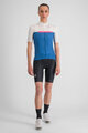 SPORTFUL Cycling short sleeve jersey - PISTA W - blue/white