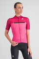 SPORTFUL Cycling short sleeve jersey - PISTA W - cyclamen