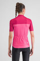 SPORTFUL Cycling short sleeve jersey - PISTA W - cyclamen