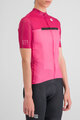 SPORTFUL Cycling short sleeve jersey - PISTA W - cyclamen