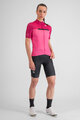 SPORTFUL Cycling short sleeve jersey - PISTA W - cyclamen