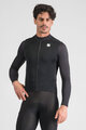 SPORTFUL Cycling winter long sleeve jersey - SRK THERMAL - black