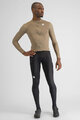 SPORTFUL Cycling winter long sleeve jersey - SRK THERMAL - brown