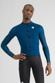 SPORTFUL Cycling winter long sleeve jersey - SRK THERMAL - blue