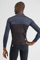 SPORTFUL Cycling winter long sleeve jersey - PISTA THERMAL - black/blue