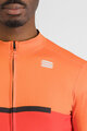 SPORTFUL Cycling winter long sleeve jersey - PISTA THERMAL - red/orange