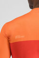 SPORTFUL Cycling winter long sleeve jersey - PISTA THERMAL - red/orange