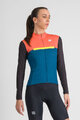 SPORTFUL Cycling winter long sleeve jersey - PISTA THERMAL W - blue/black/orange