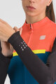 SPORTFUL Cycling winter long sleeve jersey - PISTA THERMAL W - blue/black/orange