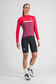 SPORTFUL Cycling winter long sleeve jersey - PISTA THERMAL W - pink