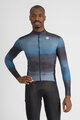 SPORTFUL Cycling winter long sleeve jersey - FLOW SUPERGIARA THERMAL - blue