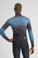 SPORTFUL Cycling winter long sleeve jersey - FLOW SUPERGIARA THERMAL - blue
