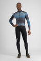 SPORTFUL Cycling winter long sleeve jersey - FLOW SUPERGIARA THERMAL - blue