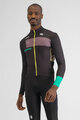 SPORTFUL Cycling winter long sleeve jersey - BREAKOUT SUPERGIARA THERMAL - black/green