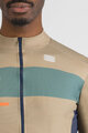SPORTFUL Cycling winter long sleeve jersey - BREAKOUT SUPERGIARA THERMAL - green/blue/orange