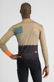 SPORTFUL Cycling winter long sleeve jersey - BREAKOUT SUPERGIARA THERMAL - green/blue/orange