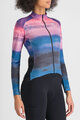 SPORTFUL Cycling winter long sleeve jersey - FLOW SUPERGIARA THERMAL W - blue/pink