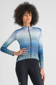 SPORTFUL Cycling winter long sleeve jersey - FLOW SUPERGIARA THERMAL W - blue