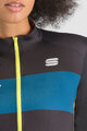 SPORTFUL Cycling winter long sleeve jersey - BREAKOUT SUPERGIARA THERMAL W - black/blue
