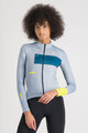 SPORTFUL Cycling winter long sleeve jersey - BREAKOUT SUPERGIARA THERMAL W - grey/blue