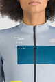 SPORTFUL Cycling winter long sleeve jersey - BREAKOUT SUPERGIARA THERMAL W - grey/blue