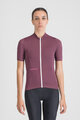 SPORTFUL Cycling short sleeve jersey - CLASSIC W - bordeaux