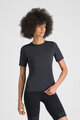 SPORTFUL Cycling short sleeve t-shirt - SUPERGIARA W - black