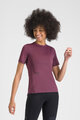 SPORTFUL Cycling short sleeve t-shirt - SUPERGIARA W - bordeaux