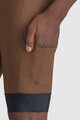 SPORTFUL Cycling bib shorts - GIARA 2 - brown