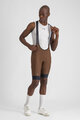 SPORTFUL Cycling bib shorts - GIARA 2 - brown
