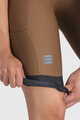 SPORTFUL Cycling bib shorts - GIARA 2 W - brown