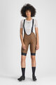 SPORTFUL Cycling bib shorts - GIARA 2 W - brown