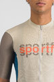 SPORTFUL Cycling short sleeve jersey - SUPERGIARA LOGO - grey