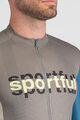 SPORTFUL Cycling short sleeve jersey - SUPERGIARA LOGO - blue/grey