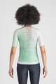 SPORTFUL Cycling short sleeve jersey - LIGHT W - green/white
