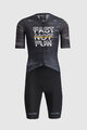 SPORTFUL Cycling skinsuit - FAST NOT FUN - black