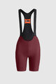 SPORTFUL Cycling bib shorts - COLORFUL PULSE W - red