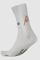 SPORTFUL Cyclingclassic socks - RIDE DOLOMITES - white/yellow