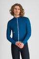 SPORTFUL Cycling winter long sleeve jersey - CLASSIC THERMAL - blue