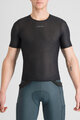 SPORTFUL Cycling short sleeve t-shirt - WINTER LAYER - black