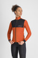 SPORTFUL Cycling thermal jacket - SUPERGIARA 2 W - orange/black