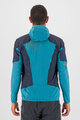 KARPOS Cycling windproof jacket - LAVAREDO - blue/light blue